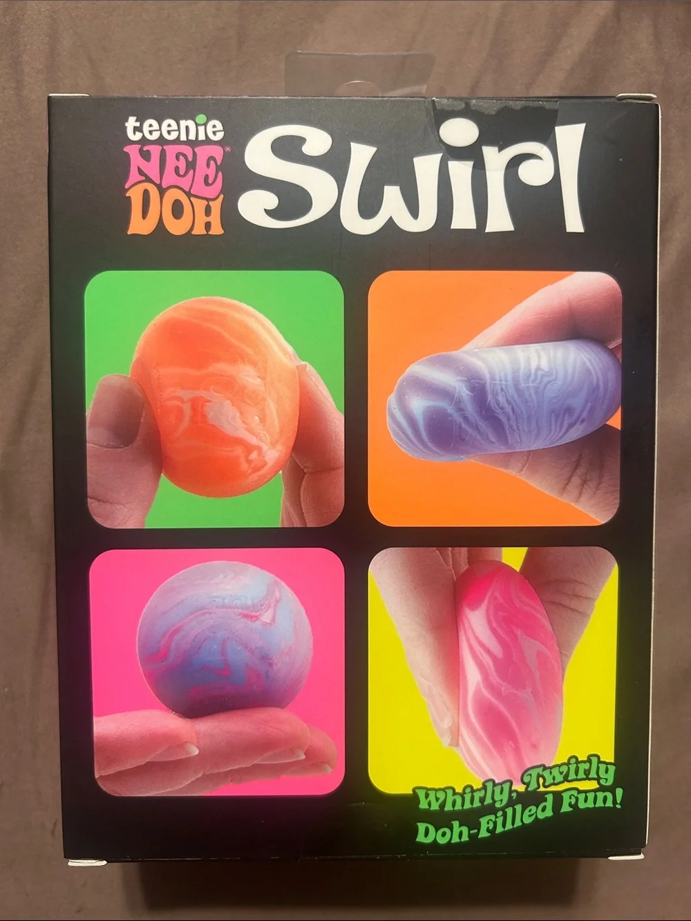 Swirl Kids One-Piece Squeeze Toy Set - Peachy, Cotton, Squishberry, Blushmallow